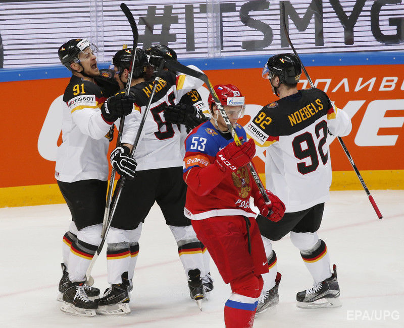 Сборная России вышла в полуфинал ЧМ по хоккею, обыграв немцев, КХЛ
